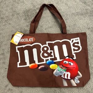 NWT Brown Reusable M&Ms Tote